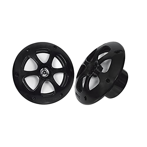 Kenwood KFC-1613MRB - 6.5 Inch 2 Way Coaxial Waterproof Marine/Motorsports/Car Speakers, Pair, 4 Ohm, 100 Peak Watts (Black) Kenwood KFC-1613MRB - 6.5 Inch 2 Way Coaxial Waterproof Marine/Motorsports/Car Speakers, Pair, 4 Ohm, 100 Peak Watts (Black)